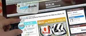Gutscheinportale locken im Internet mit bis zu 90 Prozent Rabatt.