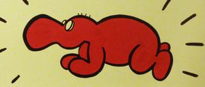 Minimalistisch: Neben Comics gibt es auch Anspielungen auf die Kunstgeschichte zu sehen.