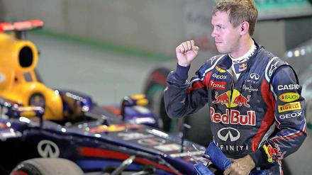 Mit einer starken Leistung sicherte sich Sebastian Vettel die Pole-Position für das Rennen in Singapur.