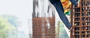 Wirtschaftswunder im Südosten. Bauarbeiter in Jakarta, Indonesien. Foto: rtr