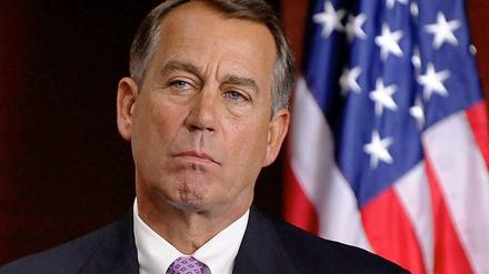 Schaffte es am Donnerstag Abend (Ortszeit) in Washington nicht, seine Parteikollegen auf einen gemeinsamen Nenner zu bringen: Der Republikaner John Boehner.