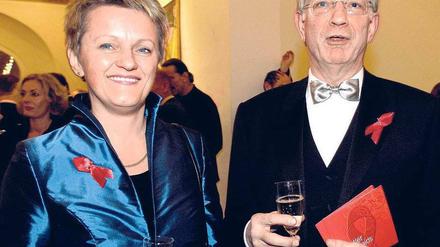 Privatsachen. Renate Künast und Rüdiger Portius traten schon 2005 gemeinsam bei der Aids-Gala auf. 