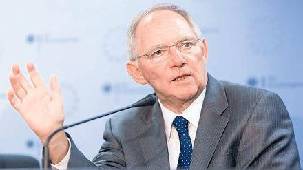 Finanzminister Wolfgang Schäuble.