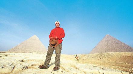 Herr der Pyramiden. Als Selbstdarsteller war Zahi Hawass umstritten, doch von Experten werden seine Verdienste um die Rolle der Archäologie in Ägypten gewürdigt. Foto: Laif