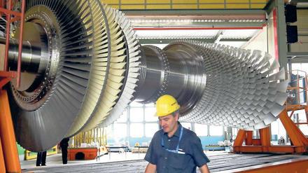 Weltklasse. Die leistungsfähigsten Gasturbinen der Welt stammen aus Moabit. Hier hat Siemens gerade 17 Millionen Euro in sein Prüffeld investiert.