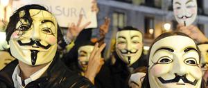 Wer sind sie? Die Hacker-Gruppe Anonymous legt sich mit Ermittlern an.