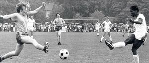 Tore wie Pelé. Die Jamaikanerin Beverly Ranger (r.) war eine Attraktion in Deutschland.