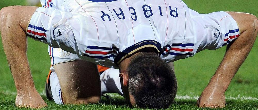 Franck Ribéry: Bloß nicht wieder verletzen.