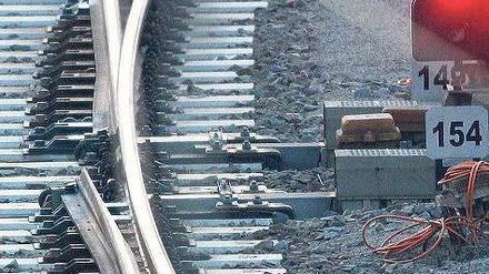 Stillstand. Beim letzten Tarifstreit ging auf der Bahnschiene lange nichts. Foto: dapd