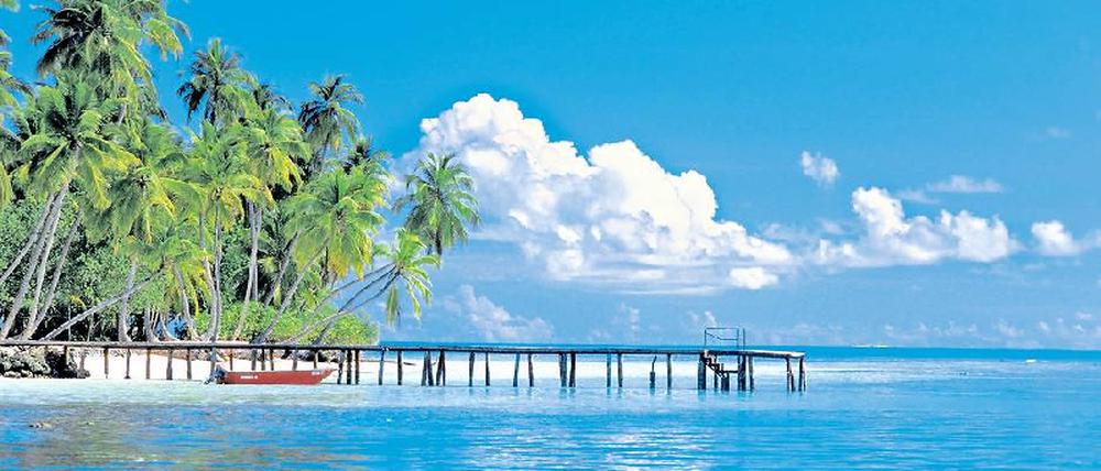 Den „Traumurlaub“, etwa auf Bandos Island (Malediven), lassen sich immer mehr Deutsche richtig was kosten. Foto: picture-alliance