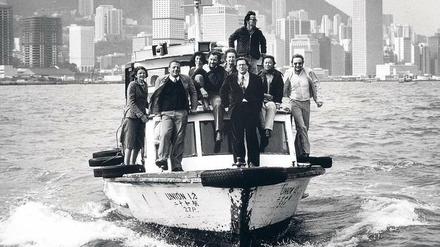 Aus Gästen werden Freunde. Die Mitarbeiter des Goethe-Instituts von Hongkong, 1979 auf einem Boot.