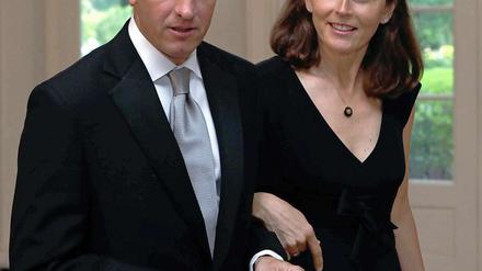 US-Finanzminister Tim Geithner mit seiner Frau Carole.