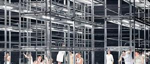 Ora et labora. Die Nonnen von Compiègne in Calixto Bieitos Berliner Inszenierung. Foto: Braun/drama-berlin.de