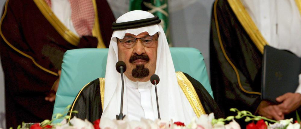 Der saudische König Abdullah.