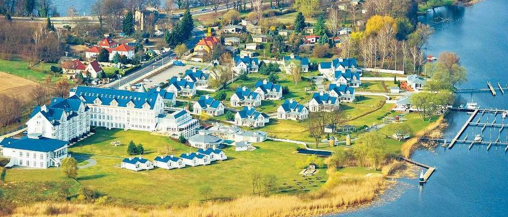 Im Mittelpunkt der Affäre. Beim Bau des Resorts Schwielowsee soll Mitinhaber Axel Hilpert überhöhte Fördergelder in Millionenhöhe kassiert haben. Foto: Patrick Pleul/dpa