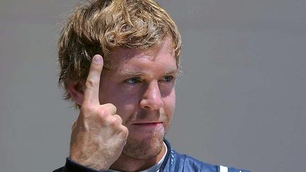 Wieder mal die Nummer Eins im Training: Weltmeister Sebastian Vettel.