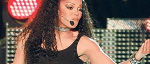 Strenge Tanzmeisterin. Janet Jackson beim Dirigieren ihrer Truppen. 