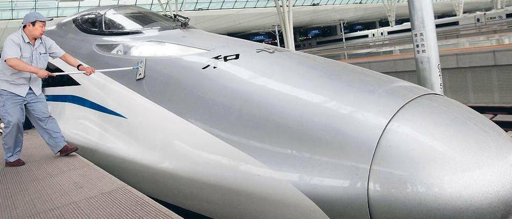 Das Glanzstück. Der CRH 380A ist der schnellste Zug der Welt. Die Chinesen rechnen sich Exportchancen aus.