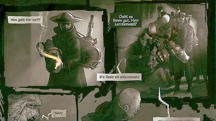 Feuer frei. Eine der ersten Seiten aus dem Auftaktband, die am Gratis-Comic-Tag 2011 veröffentlicht wurden.