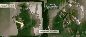 Feuer frei. Eine der ersten Seiten aus dem Auftaktband, die am Gratis-Comic-Tag 2011 veröffentlicht wurden. 