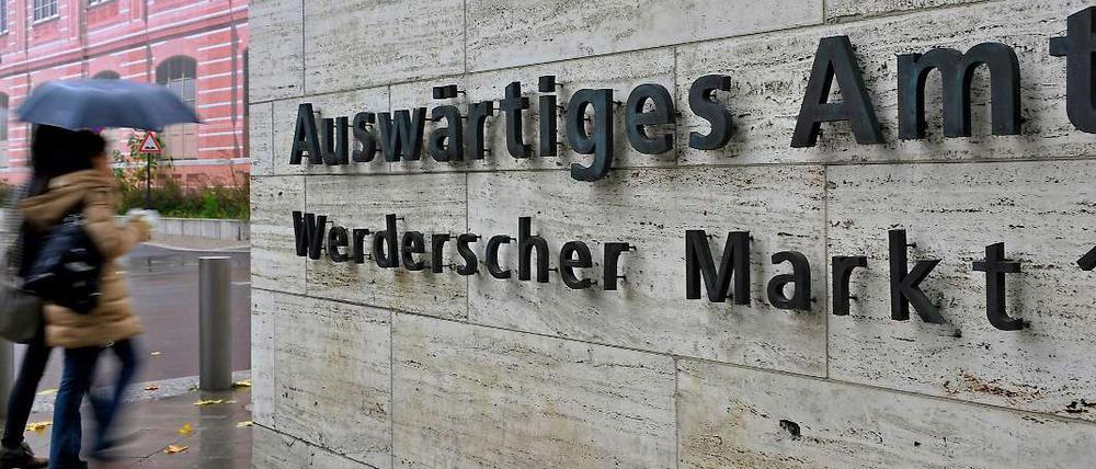 Immer Ärger mit der Visa-Vergabe im Ausland: das Auswärtige Amt in Berlin.
