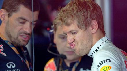 Es lief anfangs nicht wie gewünscht für Sebastian Vettel.