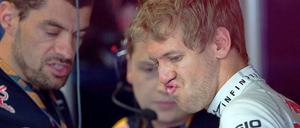 Es lief anfangs nicht wie gewünscht für Sebastian Vettel.
