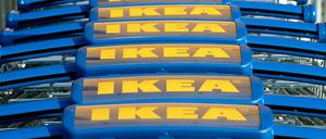 Einkaufswagen bei Ikea.