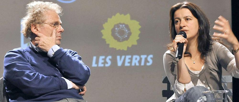 Cécile Duflot (r.) hat ihren einstigen Förderer, Daniel Cohn-Bendit, endgültig überflügelt.
