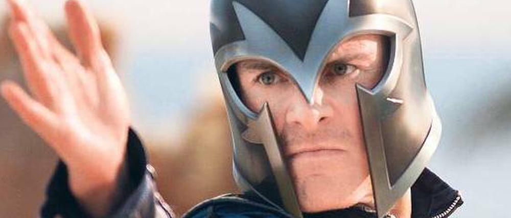 Trägt einen Nazi-Basher in sich. Als Kind im KZ traumatisiert, bevorzugt Erik Lehnsherr alias Magneto (Michael Fassbender) aggressive Weltrettungsstrategien. 
