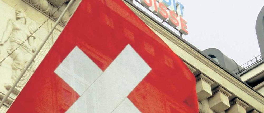 Begehrter Finanzplatz. Seit Monaten verhandeln Berlin und Bern über die Behandlung der 220 Milliarden Euro, die deutsche Anleger in der Schweiz angelegt haben. Foto: p-a/Sodapix