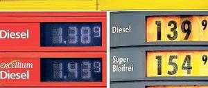 Deutsche Benzinpreise sind hoch, aber vor Steuern die niedrigsten in Europa.