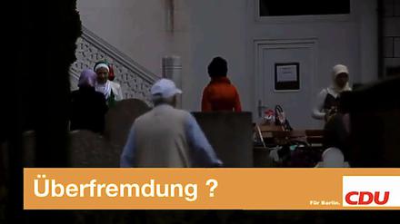 Ein Ausschnitt aus dem gefälschten Wahlwerbespot.