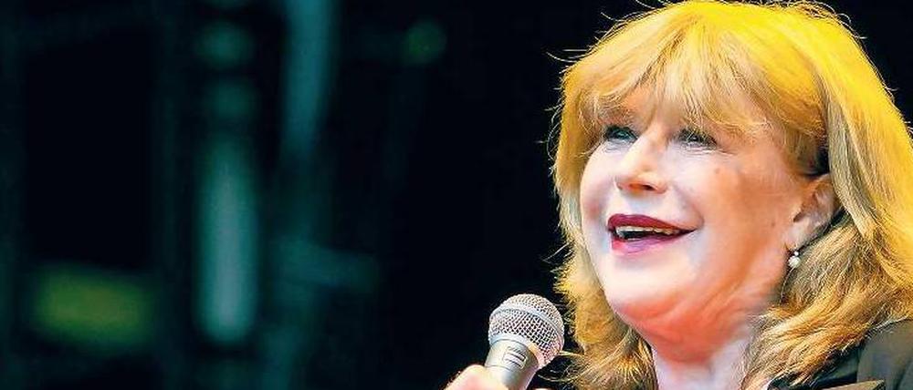 Gut in Form. Marianne Faithfull bei ihrem Berliner Auftritt. Foto: DAVIDS/Huebner