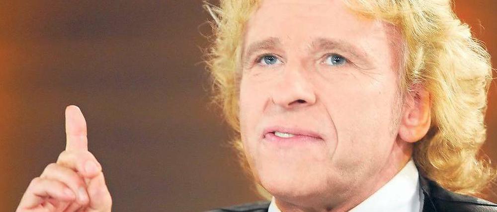 Top, die Wette gilt. Thomas Gottschalk bleibt bei den Öffentlich-Rechtlichen.Foto: dpa