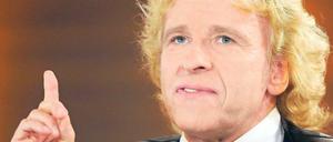 Top, die Wette gilt. Thomas Gottschalk bleibt bei den Öffentlich-Rechtlichen.Foto: dpa