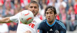 Das letzte Aufbäumen. Auch Rauls (r.) Treffer reichte Schalke gegen Köln nicht.