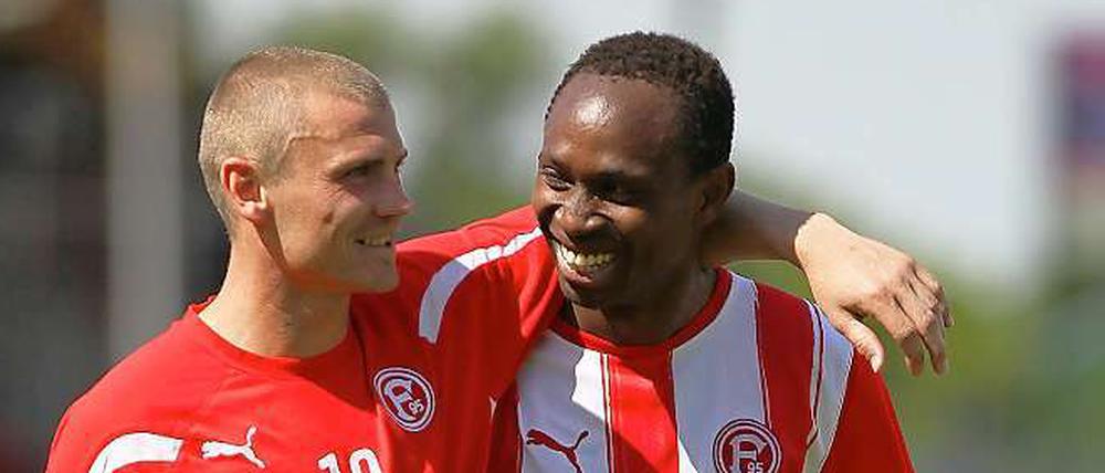 Der Neue. Patrick Zoundi (rechts) verstärkt Union.