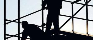 Gute Aussicht. Die Firmen setzen auf den Wirtschafts- und Wohnungsbau. Foto: dpa