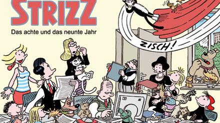 Katerjahre. Das Titelbild des neuen Sammelbands von Volker Reiches "Strizz" bei JNK Media.