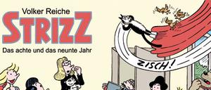 Katerjahre. Das Titelbild des neuen Sammelbands von Volker Reiches "Strizz" bei JNK Media.