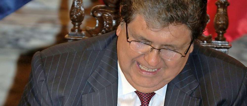 Hat seine eigene Theorie zum Tod von Osama bin Laden: der peruanische Präsident Alan García.