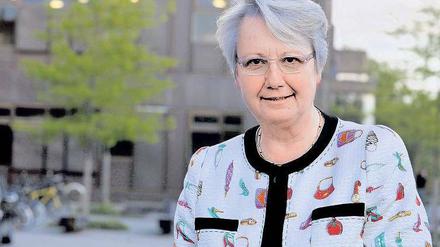 Auf dem Campus. Schavan ist Honorarprofessorin der FU. 