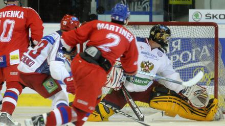 Der Tscheche Radek Martinek im Spiel gegen Russland.