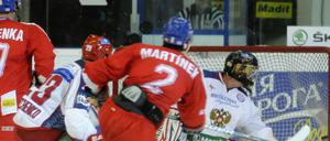 Der Tscheche Radek Martinek im Spiel gegen Russland.