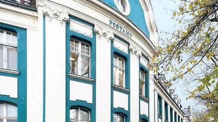 Das ehemalige Postamt Martin-Buber-Straße.