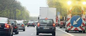 Auf der Avus wird es wieder eng.