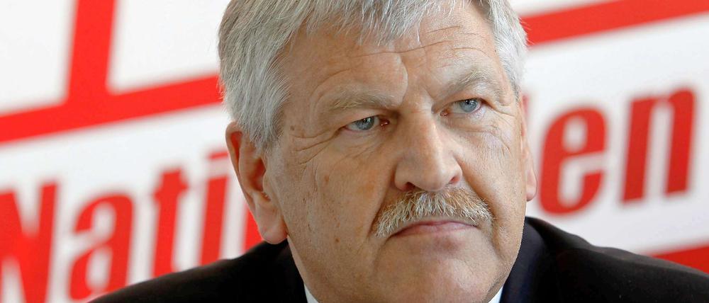Scheiterte erneut vor Gericht: NPD-Chef Udo Voigt.