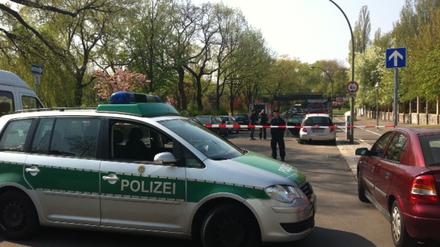 Die Polizei hat den Fundort abgesperrt.