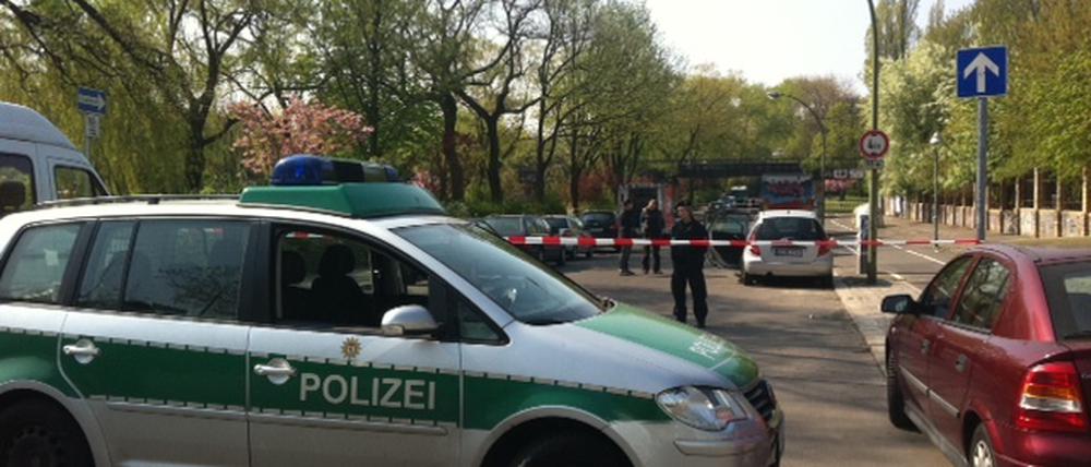 Die Polizei hat den Fundort abgesperrt.